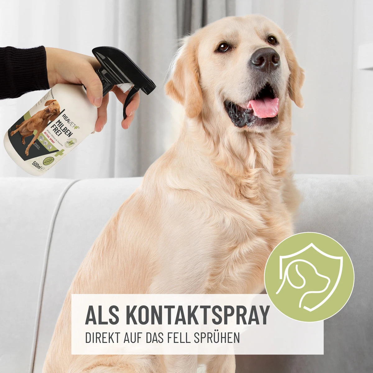 REAVET Milben Frei Spray für Haustiere