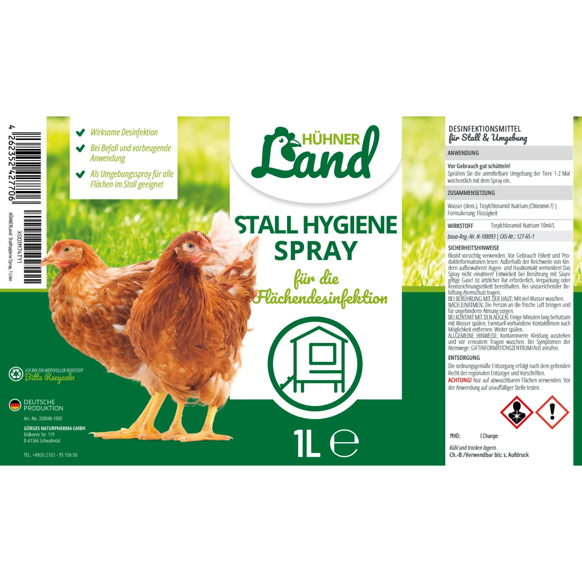 Hühner Land Stall-Hygiene Spray